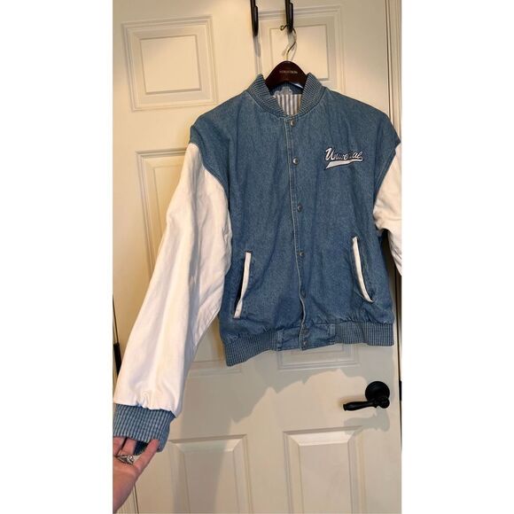 International Denim Men’s XL Universal Studios Embroidered Denim Jacket - Picture 1 of 13